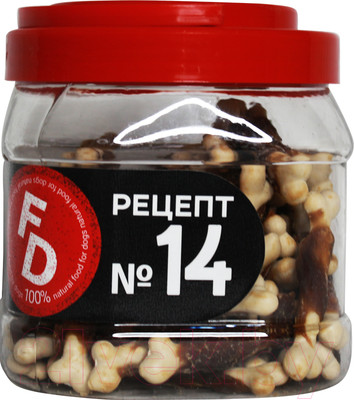 Лакомство для собак For Dogs Мясо утки на кальциевой косточке / TUZ502 (500г)