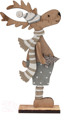 Статуэтка Neon-Night Рождественский олень 504-005 (синий)