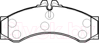 Тормозные колодки HSB HP9547