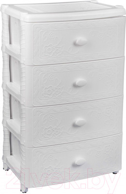 Комод пластиковый Альтернатива Флоран / М6786 (белый)