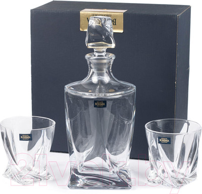 Набор для виски Bohemia Crystalite Quadro 2K9/99999/9/99A44/886-3M8