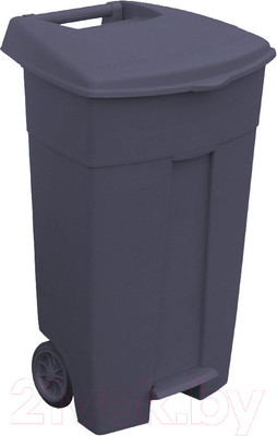 Контейнер для мусора Merida KJS405 (с педалью, серый)