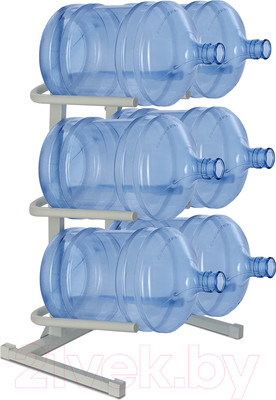 Стойка для бутылей Ecotronic Под 6 бутылей (белый)