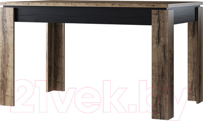 Обеденный стол Anrex Jagger (дуб монастырский/черный)