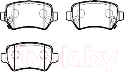 Тормозные колодки HSB HP9654