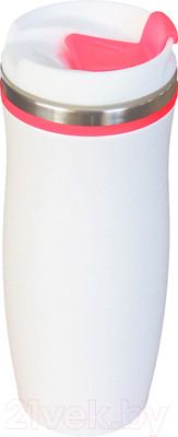 Термокружка Utta Latte 5003.05 (белый/красный)