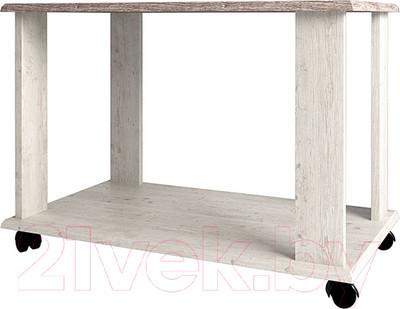 Журнальный столик Anrex Monako L (сосна винтаж/дуб анкона)