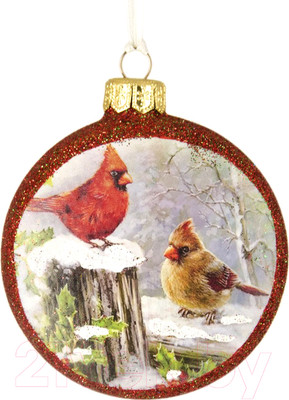Елочная игрушка Грай Медальон-Птички Ф-95