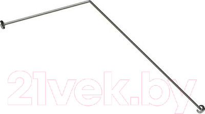 Карниз для ванны 1Марка Грация Г-образный 150x100