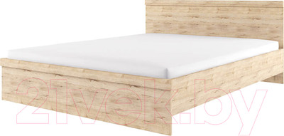 Двуспальная кровать Anrex Oskar 160 (дуб санремо)