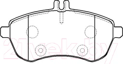 Тормозные колодки HSB HP9956