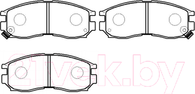 Тормозные колодки HSB HP5064