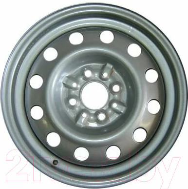 Штампованный диск ТЗСК ВАЗ-10 14х5.5" 4х98мм DIA 58.6мм ET 35мм Серо-зеленый