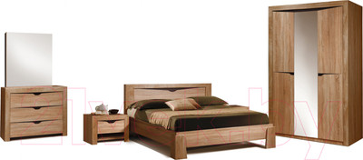 Комплект мебели для спальни ФорестДекоГрупп Герда-3 (дуб крафт)
