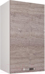 Шкаф навесной для кухни Anrex Alesia 1D/40-F1 (серый/дуб анкона)