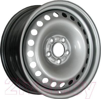 Штампованный диск Magnetto 15000 AM 15x6" 5x108мм DIA 63.4мм ET 52.5мм Silver