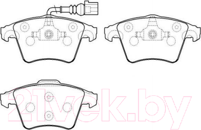 Тормозные колодки HSB HP8542