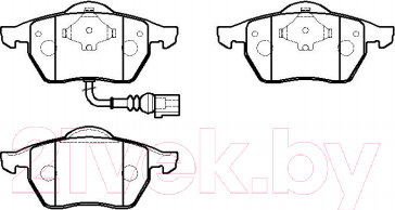 Тормозные колодки HSB HP9471