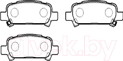 Тормозные колодки HSB HP5132