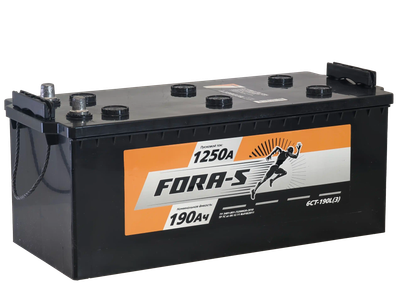 Автомобильный аккумулятор Fora-S Евро 3 клемма конус (190 А/ч)