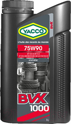 Трансмиссионное масло Yacco BVX 1000 75W90 (1л)