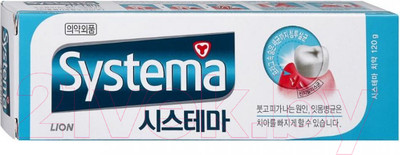 Зубная паста Lion Systema с ароматом ледяной мяты (120г)