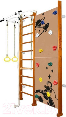 Детский спортивный комплекс Kampfer Jungle Wall Boy (стандарт, классический/белый)