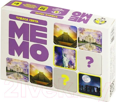 Настольная игра Десятое королевство Мемо. Чудеса света / 03591