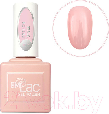 Гель-лак для ногтей E.Mi Французский шик LF002 (9мл)