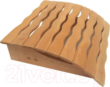 Подголовник для бани СаунаОпт Волна М-6 (большой)