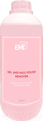 Жидкость для снятия гель-лака E.Mi Gel and Nail Polish Remover (1л)