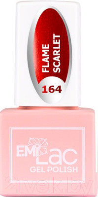 Гель-лак для ногтей E.Mi E.MiLac FQ Алое пламя №164 (9мл)