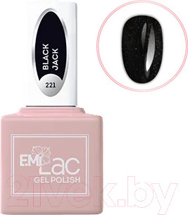 Гель-лак для ногтей E.Mi E.MiLac HP Блэк Джек №221 (9мл)