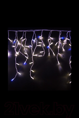 Светодиодная бахрома Neon-Night Айсикл 255-165 (4.8x0.6м, белый)