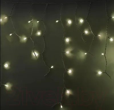 Светодиодная бахрома Neon-Night Айсикл 255-266 (5.6x0.9м, теплый белый)