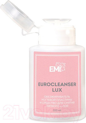 Средство для обезжиривания и снятия липкого слоя E.Mi Eurocleanser в помпе (200мл)