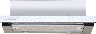 Вытяжка телескопическая Elikor Интегра Glass 50Н-400-В2Д / 940978 (нержавеющая сталь/стекло белое)