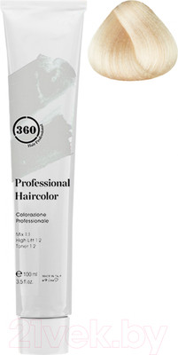 Крем-краска для волос Kaaral 360 Permanent Haircolor 12.32 (100мл, ультра светлый блондин бежевый)