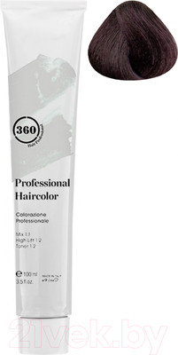 Крем-краска для волос Kaaral 360 Permanent Haircolor 4.2 (100мл, фиолетовый шатен)