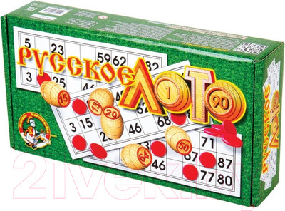 Лото Десятое королевство Русское лото / 00037 (зеленый)