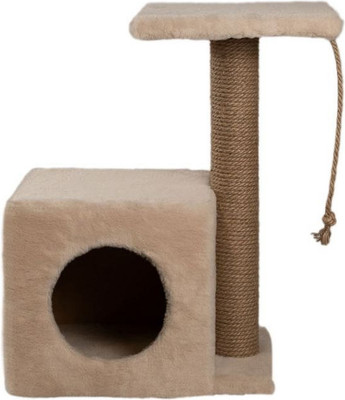 Комплекс для кошек Cat House С боковой полкой 0.58 (джут бежевый)