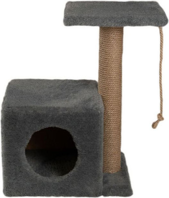 Комплекс для кошек Cat House С боковой полкой 0.58 (джут серый)