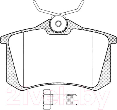 Тормозные колодки AP 05P634