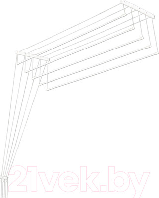 Сушилка для белья Comfort Alumin Group Потолочная 5 прутьев 180см (алюминий/белый)