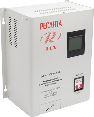 Стабилизатор напряжения Ресанта Lux АСН-10000Н/1-Ц (63/6/18)