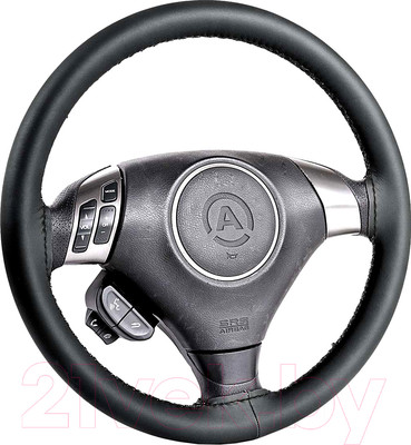Оплетка на руль Autoprofi SAM-300 BK (M)