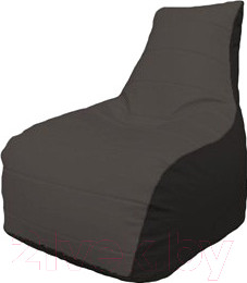 Бескаркасное кресло Flagman Бумеранг Б1.3-34 (серый/черный)