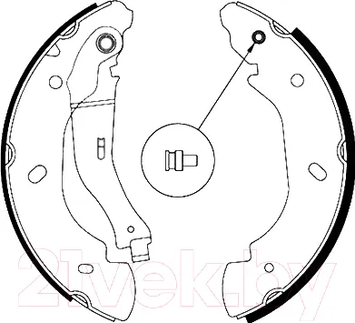 Тормозные колодки AP 08580
