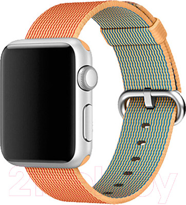 Ремешок для умных часов Miru 4045 для Watch SN-02 (нейлон полоска, золото/красный)