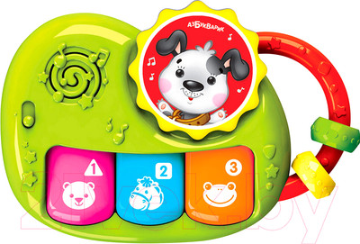 Развивающая игрушка Азбукварик Пианино Чудесенка. Щенок / 4680019283852